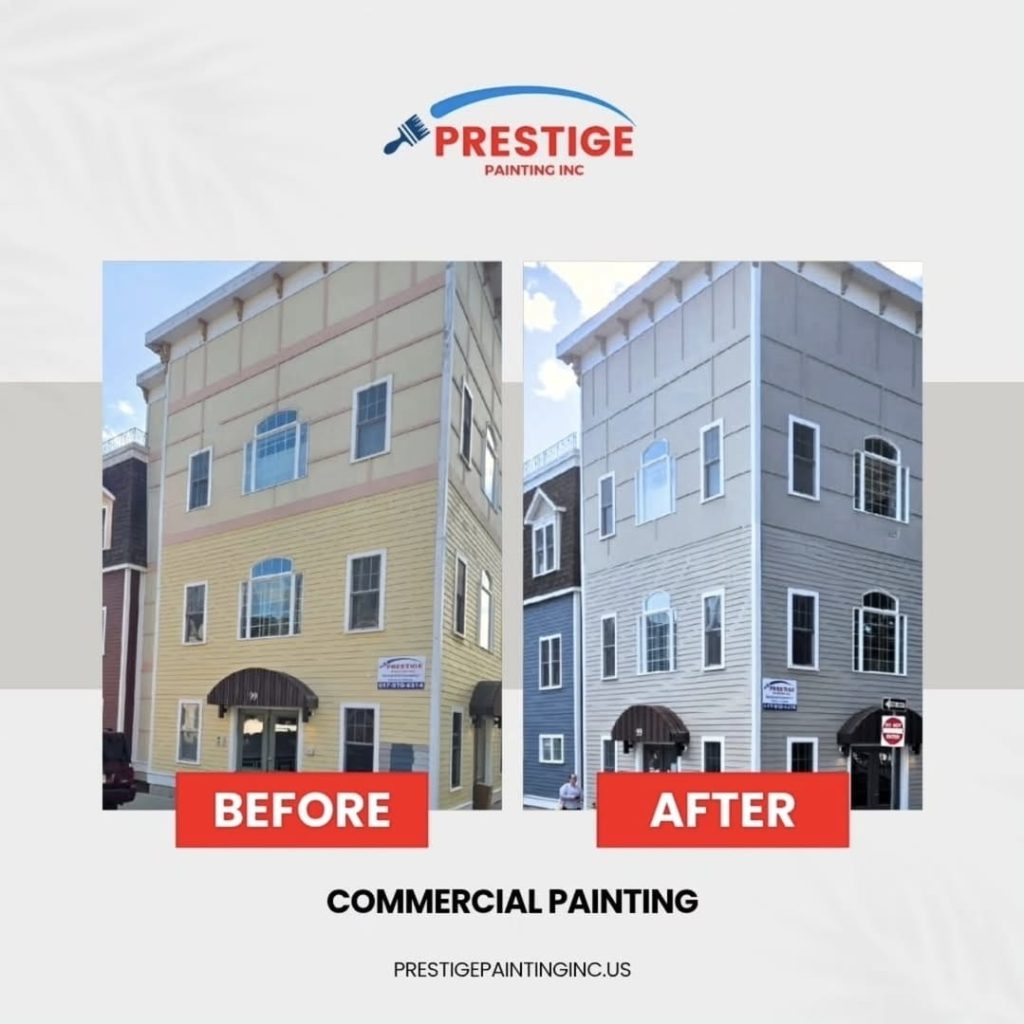 Exterior commercial painting